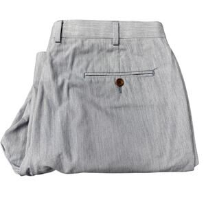 Brooks Brothers Pants Madison Fit Blue Coastal Cotton Mens 40x32 (40x31 ACTUAL)